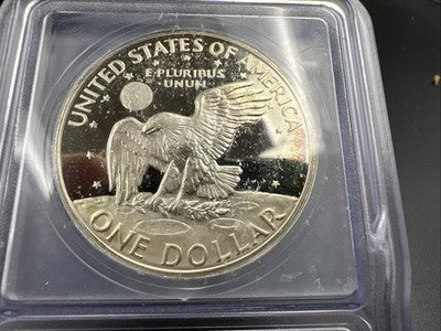 1972 S $1 Ike 40% Silver Dollar Coin ICG PR69 DCAM Gem Proof Certified #103