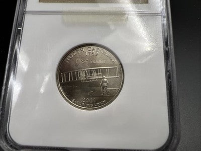2001 D 25c North Carolina State Statehood Quarter Coin NGC MS67 SMS #064