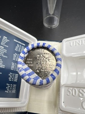 US Mint Certified 2000 D New Hampshire State Statehood Quarter Roll BU UNC