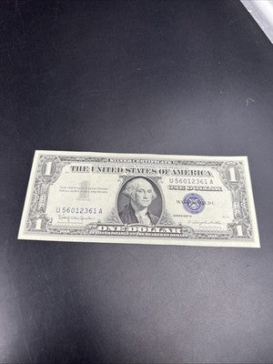 1957 B $1 One Dollar US Silver Certificate UNC Uncirculated #361