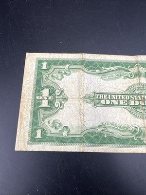 1923 One Dollar Silver Certificate Horse Blanket Blue Seal CH VG Very Good #835