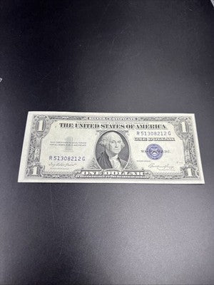 1935 E $1 One Dollar Silver Certificate UNC Uncirculated #212