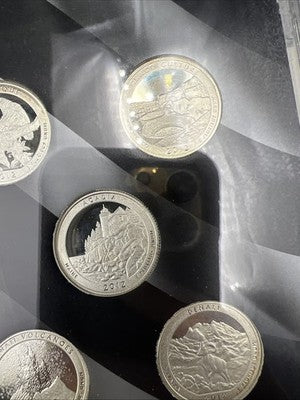 2012 Limited Edition US Silver Proof Set Complete w/ Box COA SK#a
