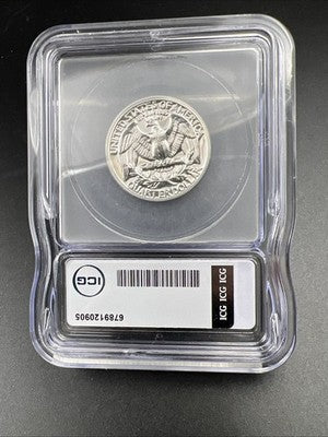 1961 P Washington Silver Quarter Coin ICG PR68 #05