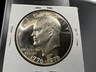 1976 $1 Ike Eisenhower 40% silver Dollar Coin Gem Proof SK#a