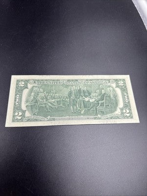 1976 $2 Two Dollar Bicentennial FRN Federal Reserve Note CH AU #53