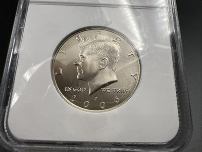 2006 P 50c Kennedy Copper Nickel Half Dollar Coin SMS MS66 NGC #123