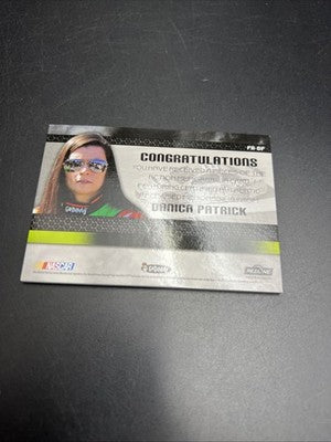 2014 Danica Patrick Pieces Of The Action #/10 Rare NASCAR Card
