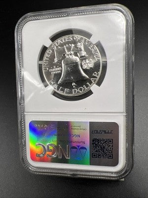 1962 50c Franklin 90% Silver Half Dollar Coin PF66 NGC Nice Coin #027