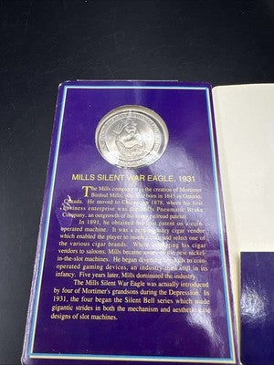 Riverside Resort $1 Casino Gaming Token Uncirculated In Display Pack SKU#B
