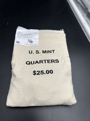 2017 P 25c Ozark Rivers 100 Coin US Mint Certified BU UNC ATB Quarter Bag $25 FV