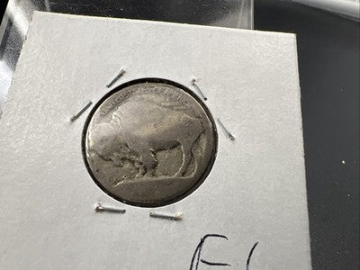Hobo Buffalo Nickel Coin Modern Carving SKU#F6