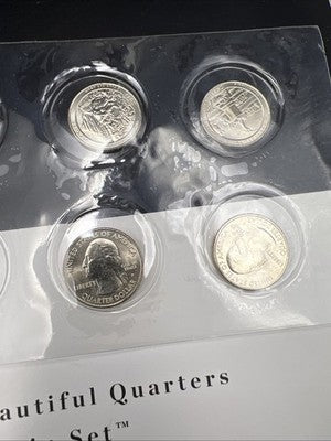 2011 P & D US Mint America the Beautiful Uncirculated 10 Coin ATB BU Quarter Set