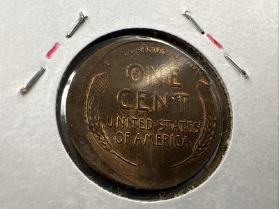 1940 P Broadstruck Error Lincoln Wheat Cent 1c CH AU About UNC