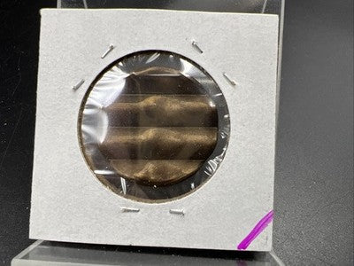 Waffled Cancelled Blank $1 US Small Size Brass Dollar