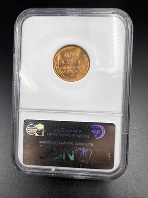 1954 S 1c Lincoln Wheat Cent Penny MS67 Red Gem BU UNC #002