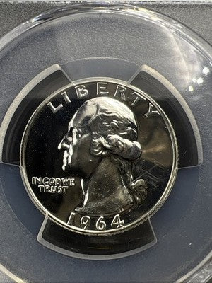 1964 25c Washington Silver Quarter Coin PR66 #67 PCGS