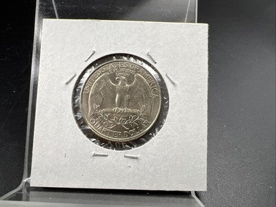1998 D 25c Washington Quarter Coin Double Struck Major Error CH BU UNC