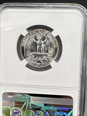 1954 P 25c Washington Silver Quarter Coin PF67 Gem Proof Certified #027 NGC