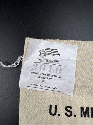 U.S. Mint Bag 100 2010 P Grand Canyon Arizona ATB Quarter Coins BU UNC
