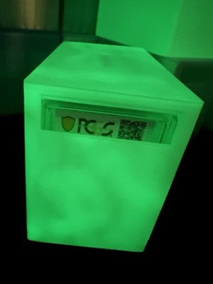 Glow in the Dark 10 Coin Slab Box for PCGS CAC ANACS NGC SEGS PCI CLCC - EMPTY