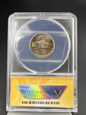 1942 5c Jefferson 5c Nickel Coin DDO Double Die Obverse FS-102 ANACS MS65 Gem BU