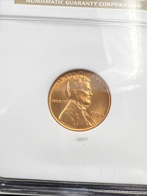 1954 S 1c Lincoln Wheat Cent Penny MS67 Red Gem BU UNC #002