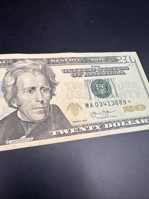 2013 Star * $20 FRN Federal Reserve Note VF Details #689