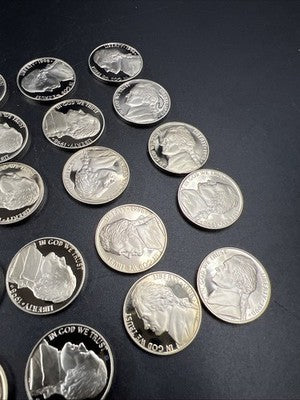 1998 S 5c Proof Jefferson Nickel 40 Coin Roll Choice Proof