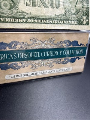 1935 D $1 One Dollar Wide Margin Variety Silver Certificate Fine Circ #76