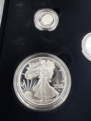 2022 Limited Edition US Silver Proof Set Complete w/ Box COA