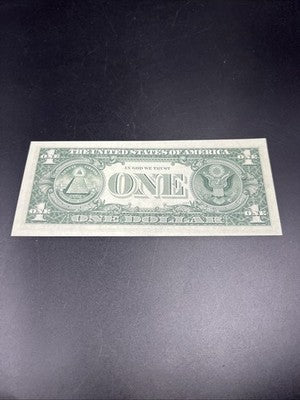 1969 $1 One Dollar FRN Federal Reserve Note UNC #807