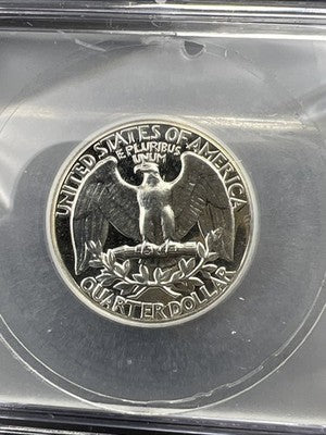 1963 P Washington Silver Quarter Coin ICG PR69 Cameo #02