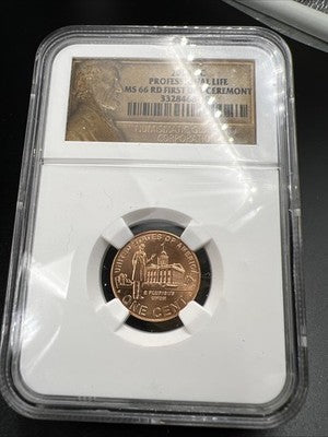 2009 P 1c Lincoln Professional Life Commemorative Cent Coin MS66 NGC #196