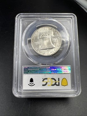1958 P 50c Franklin Silver Half Dollar Coin PCGS MS64 CH BU Certified #86