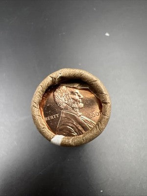 50 Coin US Mint BU Roll 2009 P Birthplace Log Cabin Lincoln Commemorative Cents