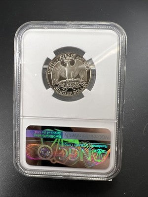1991 S 25c Washington Clad Proof Quarter Coin PF67 UCAM NGC South Beach Holder