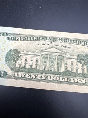 2013 Star * $20 FRN Federal Reserve Note CH AU About UNC #296
