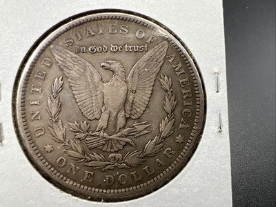 1891 P $1 Morgan Silver Dollar Coin VF Very Fine Circ SK#a