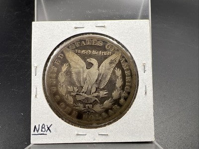 1891 CC Morgan Silver Dollar Coin VG Very Good Circulated