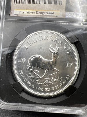 2017 South Africa 50th Anniversary Privy Krugerrand SP69 NGC Certified