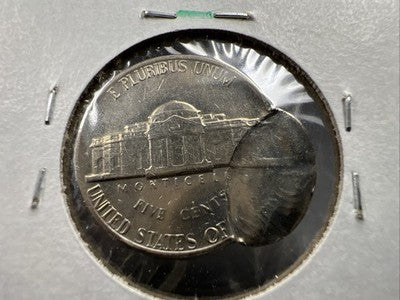 1980 P 5c Jefferson Nickel Coin Double Struck Major Error UNC