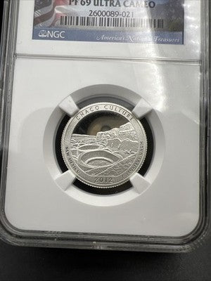 2012 S ATB Chaco Culture Silver Quarter Coin NGC PF69 UCAM #021
