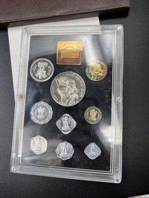 1972 India Proof 9 Coin Set