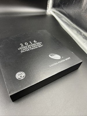 2016 Limited Edition US Silver Proof Set Complete w/ Box COA SK#c