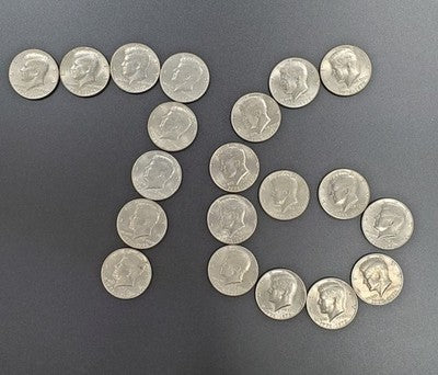 1976 Bicentennial Half Dollar  Roll Lot Of 20 Coins Choice Circulated