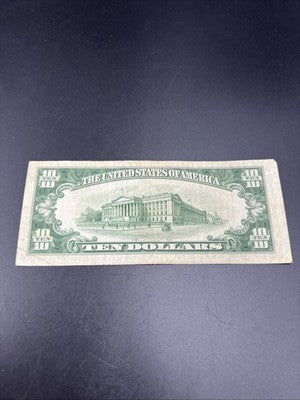 1934 C $10 FRN Federal Reserve Note St. Louis District VG Very Good #32