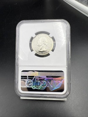 2001 S 25c Rhode Island Statehood Quarter Coin Silver Proof PF69 UCAM #070