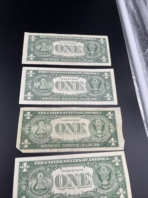 $1 One Dollar Bill Collectors Lot 1935 1957 1963 1969 1988 Circulated Conditions