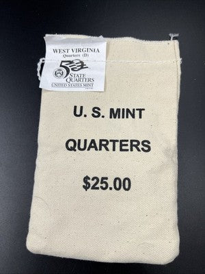 U.S. Mint Bag of 100 2005 D West Virginia State Statehood Quarters BU UNC